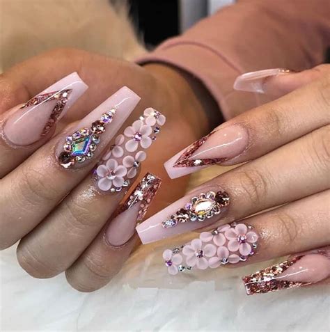 rose gold nails for quinceanera|rose gold quinceanera themes.